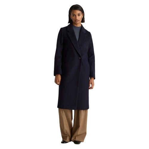 Cappotto lana monopetto