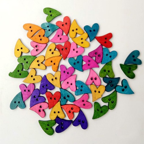100 pcs bottoni - pcs, decorativi