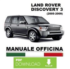 Land Rover Discovery 3 Manuale officina riparazione manutenzione 2.7 TDV6 (CD)