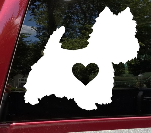 Adesivo westie cuore - westie,