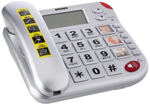 Brondi telefono fisso tasto - telefono,