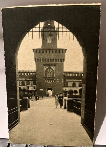 Cartolina milano castello - milano,
