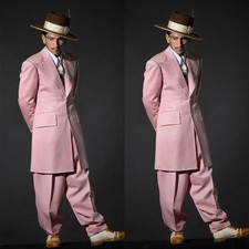 British Pink Men's Zoot Suit