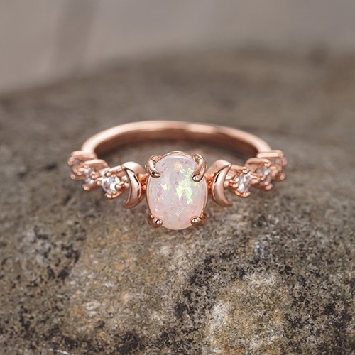 Anello argento oro rosa - anello, in