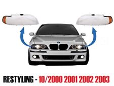 Coperture Cover Lenti Fari Anteriori BMW Serie 5 E39 2000-2003 Design Arancio