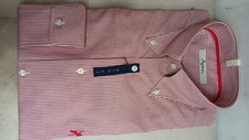 Camicia uomo Ingram slim fit righe bianco e rosso Misure 40-43-44