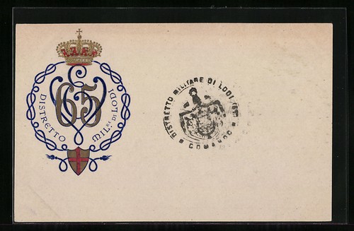 Cartolina distretto - cartolina,