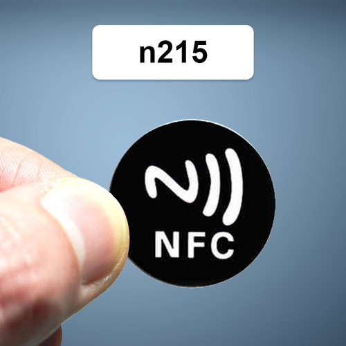 Pezzi adesivo nfc nero - [10, pezzi]