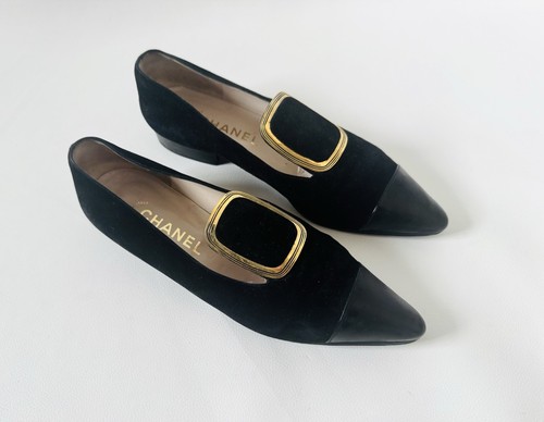 Loafers cuir velours noir - loafers,