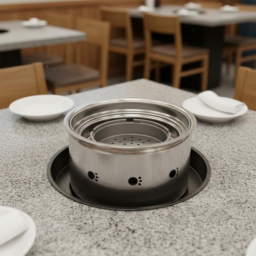 Barbecue carbone inox - a,