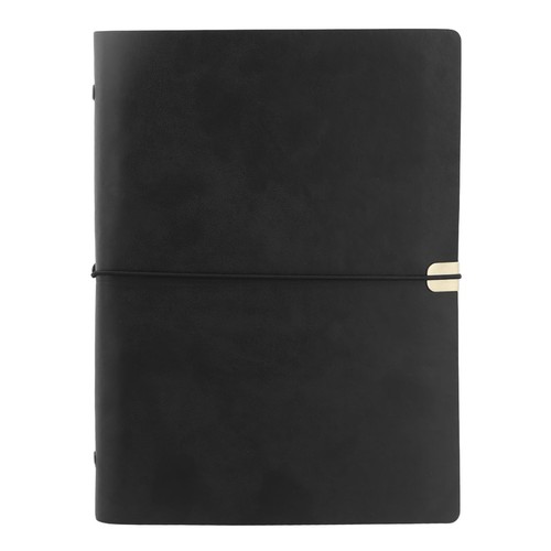 Quaderno anelli pelle - a5,