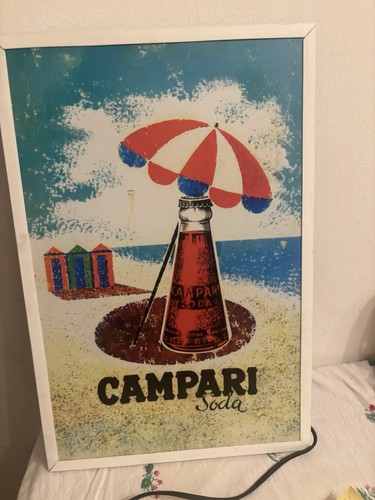 Insegna luminosa campari soda - insegna,