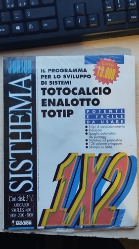 Rivista totocalcio con floppy