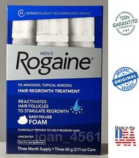 ROGAINE FOAM MINOX 5% TRATTAMENTO RICRESCITA CAPELLI 3 MESI ORIGINALE AMERICANO