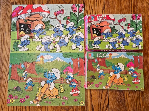 Lotto puzzle puffi milton - 2,