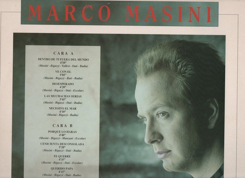 Marco masini raro - disco, 33