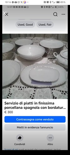 Servizio piatti persone - 12, in