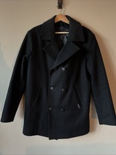 Cappotto Armor Lux Le Caban lana pea taglia 50 blu navy