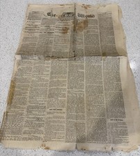 Antique part newspaper - part, the