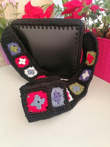 Borsa fatta mano con - borsa,