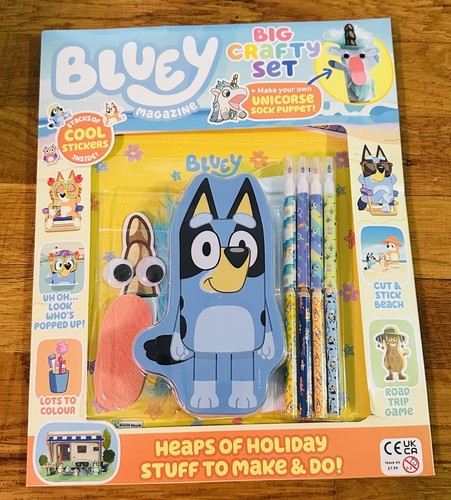 Big crafty set bluey magazine - big,