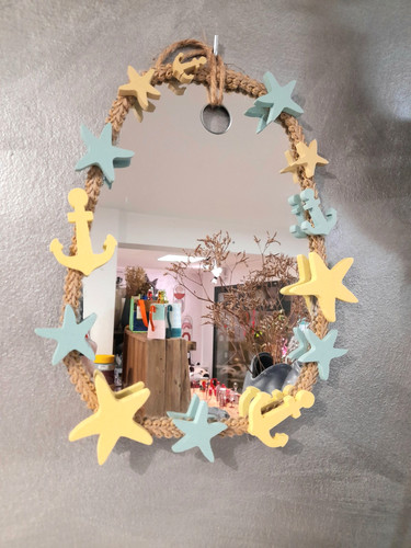 Specchio goccia decoro - a,