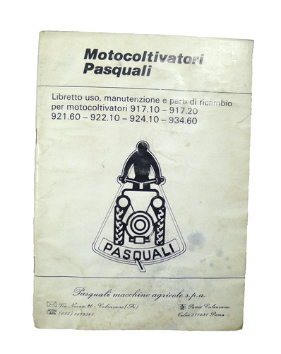 Manuale motocoltivatore - manuale,