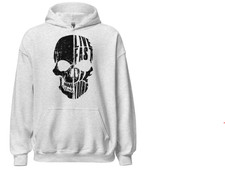 Felpa cappuccio skull cafe