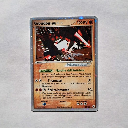 Pokémon groudon 101 ex - pokémon,