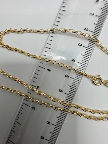 Catena maglie ovale oro - in,