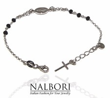 bracciale rosario argento 925