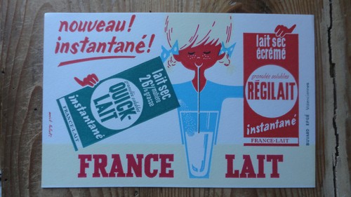 Buvard france lait regilait - buvard,
