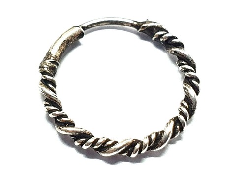 Anello naso filo intrecciato