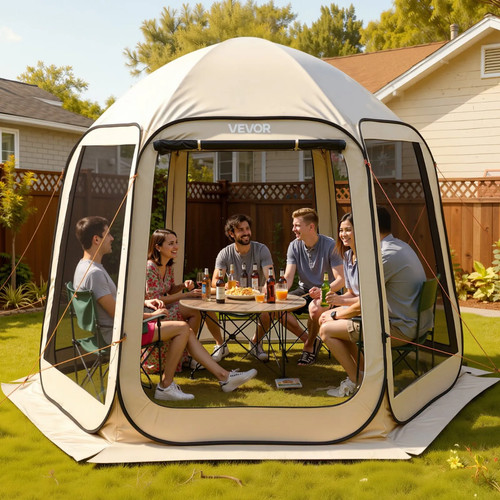 Tenda campeggio trasparente - da,