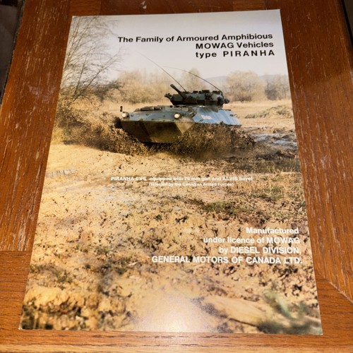 Brochure vintage mowag - vintage,