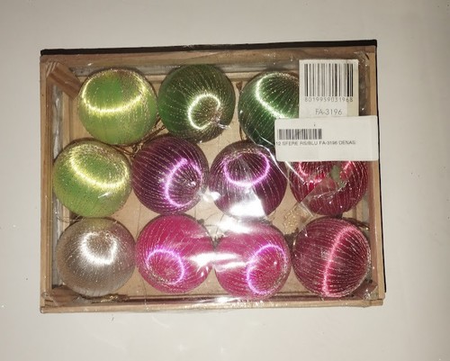 Sfere palle natale vintage - natale,
