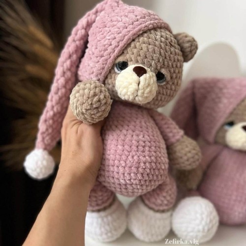 Handmade teddy bear crochet - handmade,