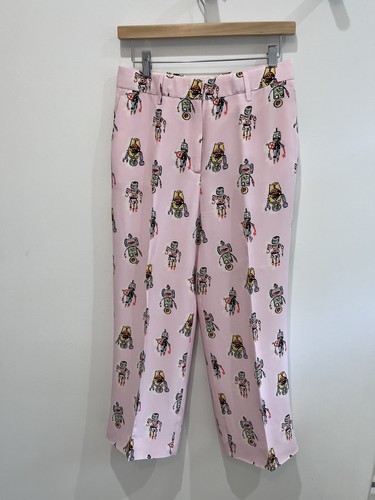 Pantaloni prada rosa seta - pantaloni,