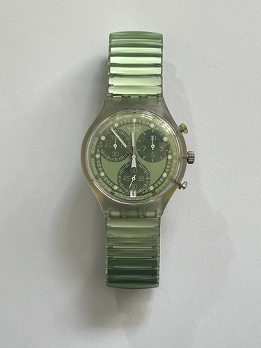 Swatch chrono virtual green - chrono,