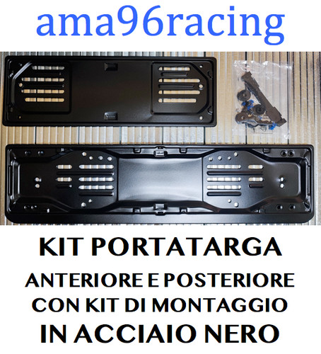 Kit portatarga completo ant e - portatarga,