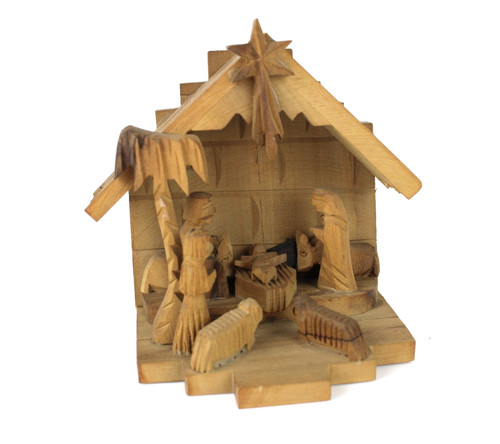 Presepe artigianale scolpito - artigianale, a