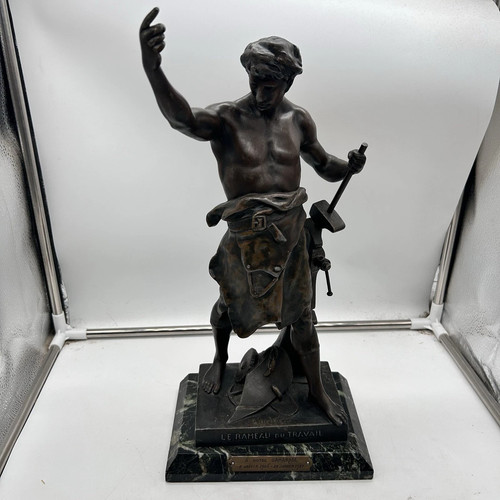 Statua bronzo rameau - statua,