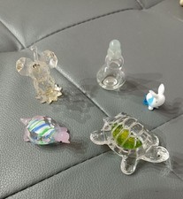 Set animaletti in vetro di