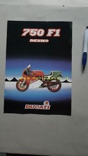 Ducati 750 F1 1a serie 1985 depliant originale COLORI ITALIANO brochure