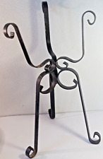 PORTAVASO-FIORIERA-IN FERRO BATTUTO ARTIGIANALE-FATTO A MANO-PORTAPIANTE-PORTAF