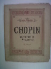pianoforte CHOPIN Klavierwerke volume 3 / Polonaisen, Mertke, Steingraeber