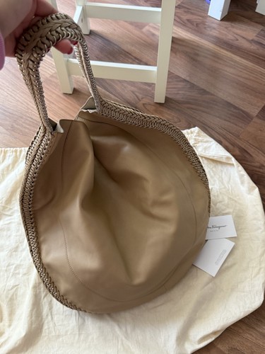 Borsa ferragamo hobo pelle - hobo, in