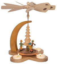 Piramide di Luce Tè Bambini Dell'Inverno per Lumini Altezza Circa 27cm Nuovo