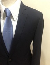 ABITO UOMO NERO SLIM DROP 7 MADE IN ITALY LANA TASMANIA  46 48 50 52 54 56 58