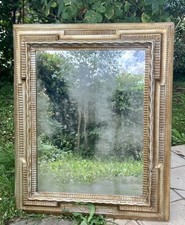 Cornice  Guilloché, con specchio coevo, Datato Primi ‘900. Misura 73x88